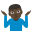 :man_shrugging_dark_skin_tone: 🤷🏿♂